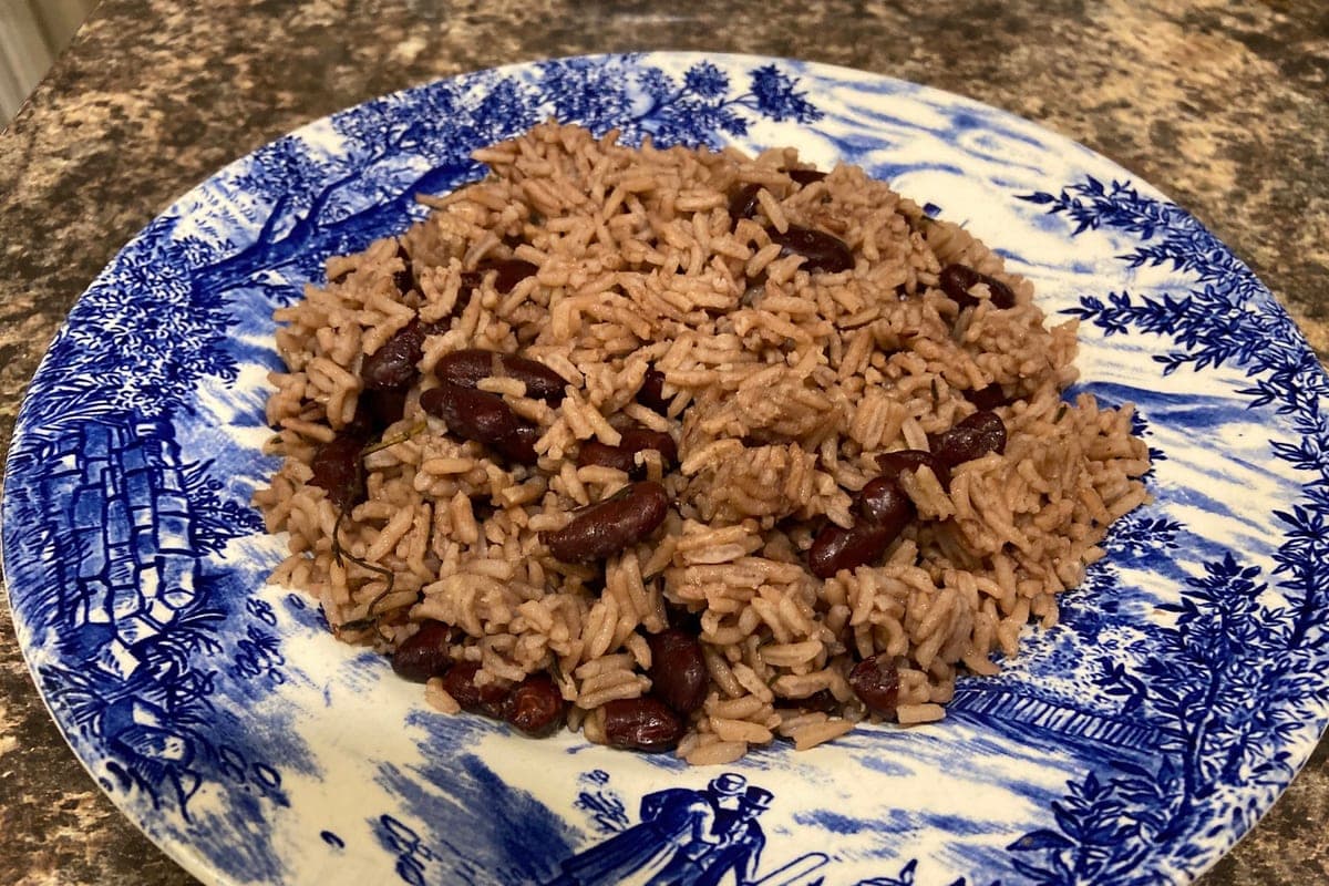 Rice and peas