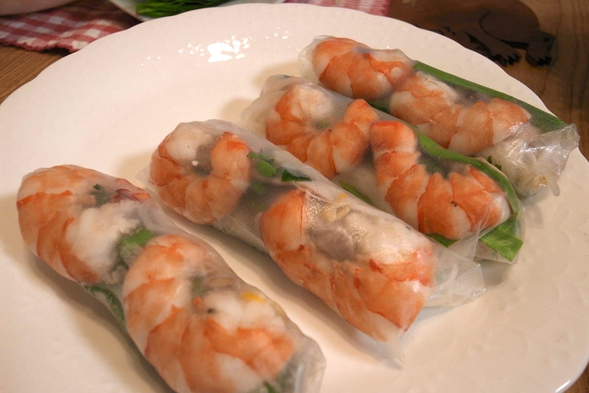 Rollitos vietnamitas frescos