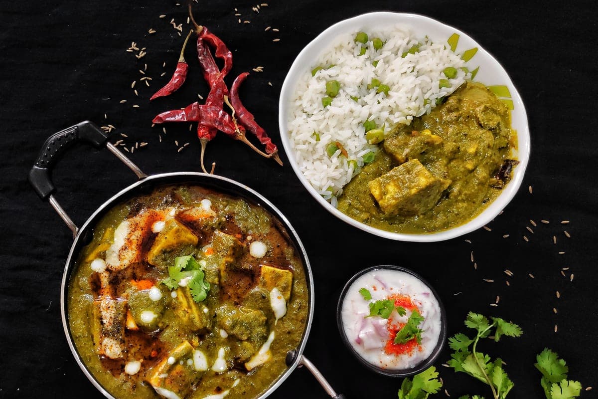 Palak paneer