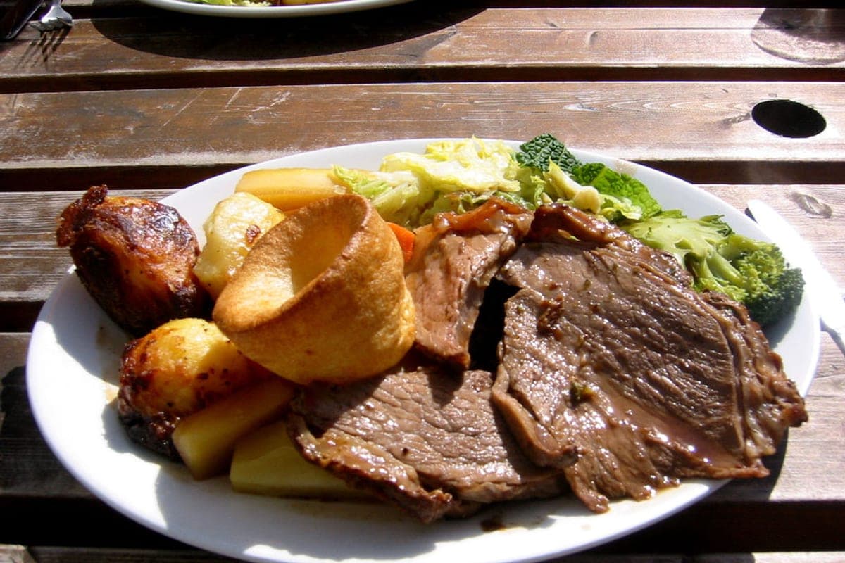 Roast beef con pudin de Yorkshire