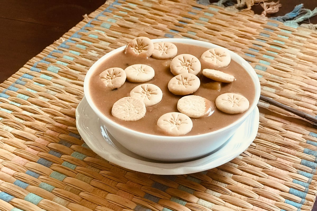 Sweet cream of beans